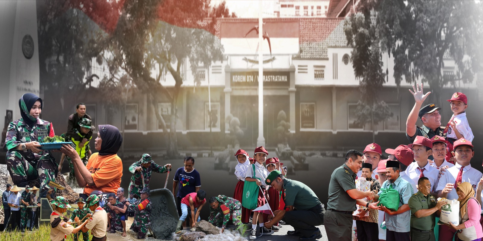 Kegiatan Korem 074 Warastratama bersama masyarakat